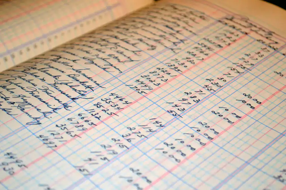 A business owner discussing records with a dedicated bookkeeper